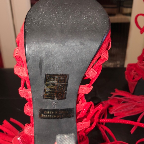 Jeffrey Campbell suede read tie up shoes 👠 - Picture 6 of 8